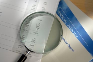 iStock magnifier on financials small