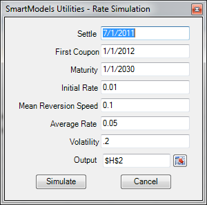 util rate simulation